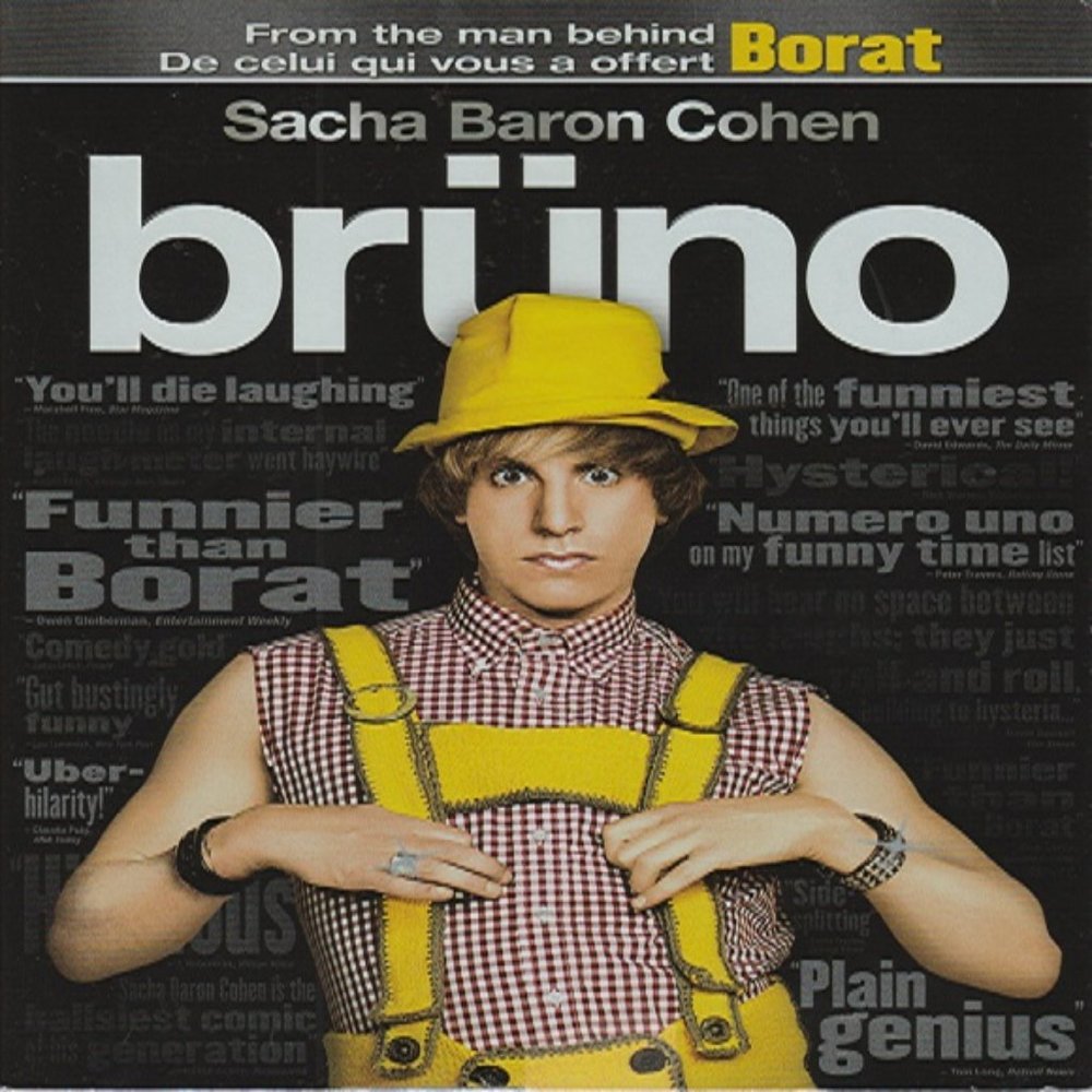 "Bruno" DVD - 2009 Comedy Starring Sacha Baron Cohen